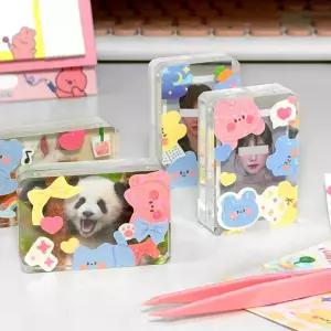 아크릴 자석 액자 세트 DIY 키링 공예