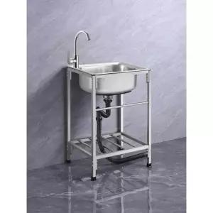 간이 개수대 캠핑장 304 스테인리스 업소용 세정대 보조 원룸 컴팩트 빅사이즈