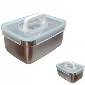 유바라 냉장고 반찬통 스텐김치통 밀폐 밀페용기 4.8L