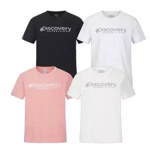 갤러리아 디스커버리 여성 프레시벤트 로건 반팔티셔츠 DWRS72063