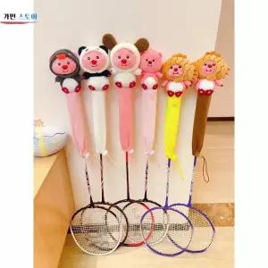 캐릭터 배드민턴 그립 보호 커버 테 손잡이