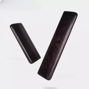 흑단 원목 키보드 우드 둥근 나무 마우스 가장자리 패드 받침대 손목