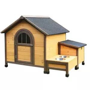 대형견 하우스 야외 마당 개집 가로285폭975높이92cm 강아지 울타리 원목