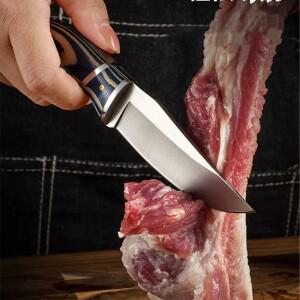 1개 스테인리스 스틸 주방칼 뼈 제거칼 셰프칼 요리 바베큐 고기칼 페어링 나이프 도구