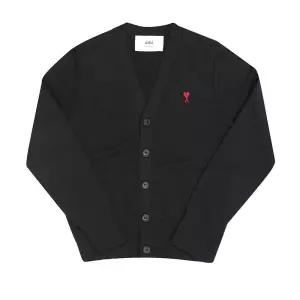 [명품] FKC374 001 009 드 꾀흐 스몰 하트 로고 브이넥 여성 가디건