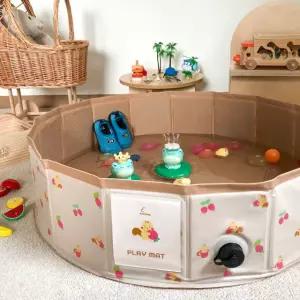 베비몽 플레이 매트 접이식 물 놀이 아기 유아 볼풀장 수영장 방수 김장 촉감 오감