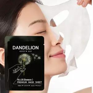 차스코 마스크팩 100장 마스크시트 민들레추출물 콜라겐 히아루론산 함유