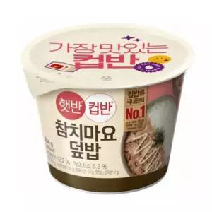 햇반 컵반 참치마요덮밥 251g 24개 박스 CJ
