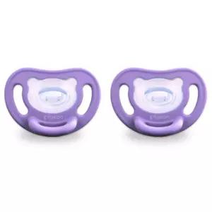 더블하트 출산 준비 노리개젖꼭지 실리콘 쪽쪽이 퍼플 BNA