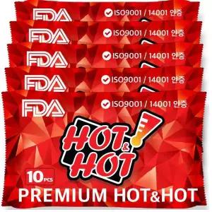 프리미엄 핫앤핫 핫팩 RED 50매 // 쁜이뽀
