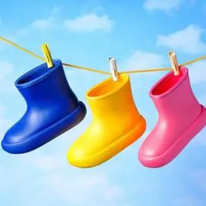 어린이 장화 활동 주니어 남아 아동 부츠 여아 비오는날 가벼운 미끄럼 여름 방수 가을 계절 산책 생활