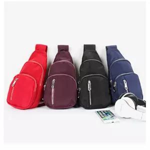 에스깔리에 비비드 컬러 데일리 캐주얼 슬링백 멀티가방 허리벨트가방 흽색 낚시가방 세련된스타일 허리색