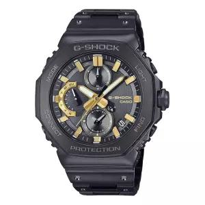 카시오 손목시계 지샥 CASIO WATCH 50주년 기념 모델 풀 메탈 크로노그래프, 블루투스 탑재, 태양광 충전, 모델명 GMC？B2100ZE？1AJR, 남성용 블랙