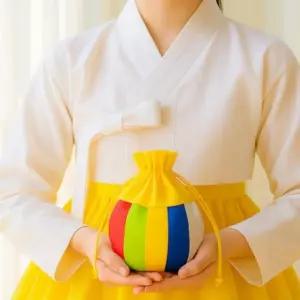 고급형 전통 복주머니 선물포장 소품