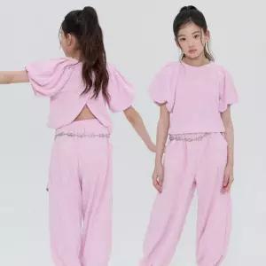 테리 트임 조끼 키즈 아동 주니어 여아