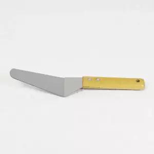 스텐 우드 삼각 소 피자 볶음 철판요리 뒤집개 전뒤집개 업소용 가정용