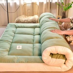 매트리스 수면 경험 바닥 부드러운 침대 패드 플러시 토퍼 호텔 기숙사 이불 커버 가정용