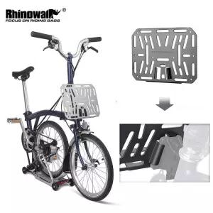 Rhiwalk 자전거 가방 어댑터 전면 랙 Brompton DIY 캐리어 블록 맞춤 번들 설치 배낭 노트북 상자