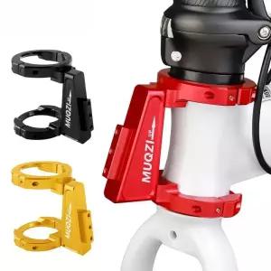 Birdy Dahon 412 SP8 접이식 자전거 앞 가방 캐리어 마운트 어댑터 조정 가능한 클램프 링 홀더