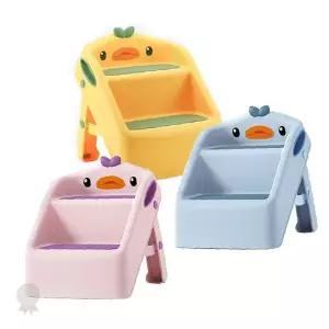 어린이 욕실 발판 접이식 이단 디딤대 세면대 양치 손씻기 보조 계단 미끄럼 방지