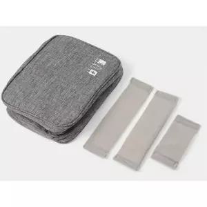 ( )가방 케이블파우치 여행용 충전기파우치 보조배터리 다용도포켓 케이블 보관 이어폰지갑 다용도파우치