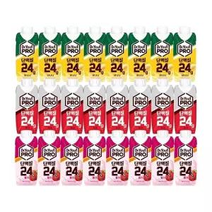 닥터유 프로 단백질 드링크 3종 24개 (초코,바나나,딸기) 250ml