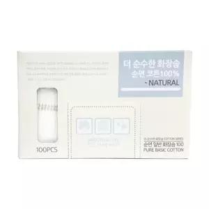 이지컨사인  화장솜 순면코튼(100P) 박스형 화장솜 클렌징티슈 순면화장솜