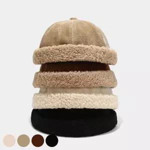 [셀러허브]숏비니 와치캡 면와치캡 남자와치캡 남여공용 코듀로이 느낌 챙뽀글이 URD-270 (S28551926)