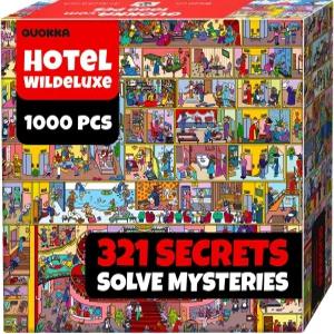 성인 및 청소년을 위한 쿼카 1000피스 집중력과 인증 게임 있는 ？ 퍼즐 호텔 디테일한 숨겨진 비밀과