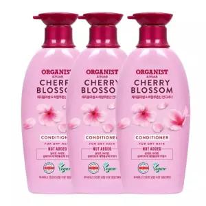 오가니스트 체리블라썸 수분영양 컨디셔너(비건) 500ml x 3개