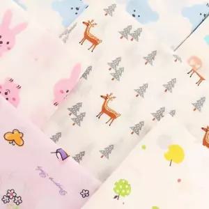 아기손수건 순면 나염 가제손수건 대 10매입