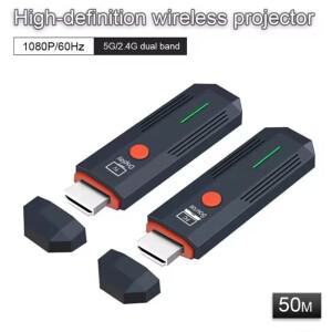 5G 1080P 50M 무선 송신기 HDMI 호환 비디오 오디오 익스텐더 디스플레이 어댑터 동글 TV 박스 모니터 프로