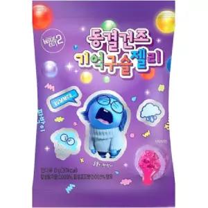 꾹상점1  판박이 기억구슬 캐릭터 젤리 캔디 동결건조 8g 1박스 18개입 인사이드아웃2 ASMR