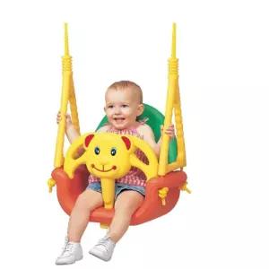 유아 의자 실내 기구 놀이터 아기 장난감 곰돌이 그네