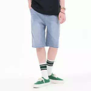 [보리보리/오션스카이]남아 인디고 5부 데님팬츠-ECJB2623E0D