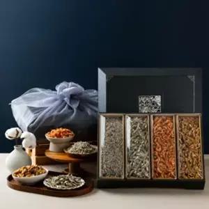 [해살이]해살이 한지함 사각 4종 볶음용멸치 설 명절 선물세트