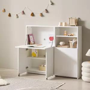 마르체 플릭 E0 낮은 폴딩 접이식 수납 책장 컴퓨터 책상세트 1200x800 BDF222