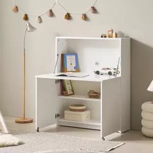 마르체 플릭 E0 낮은 폴딩 접이식 수납 컴퓨터 책상 1200x1000 BDF221