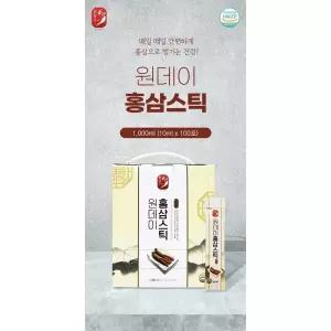 6년근홍삼스틱 대용량100포 식약처 HACCP인증 전통원료7종배합