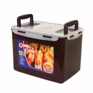 밀폐용기 12L 쵸코 투핸디 대용량 사각밀폐용기 김치통 플라스틱 냉장고보관 대형 반찬세트 진공