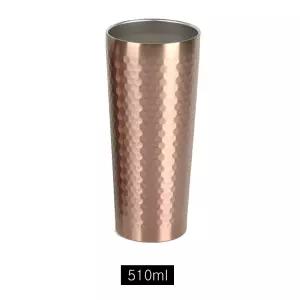 로즈허니 이중진공 스텐컵 510ml냉장고 진컵 보냉 보온 이중물 레스텀블러 스테인 휴대용 사무실 맥주잔 쥬