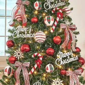 [하프클럽/골피아]240cm 해피 롤리팝 장식세트 크리스마스트리오너먼트