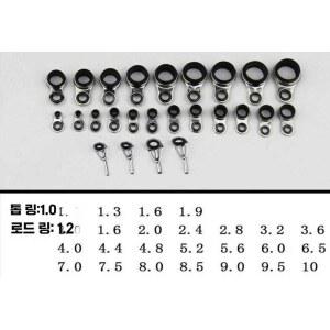 가이드링 낚시대 초릿대 암홀 부품 낚시대가이드링