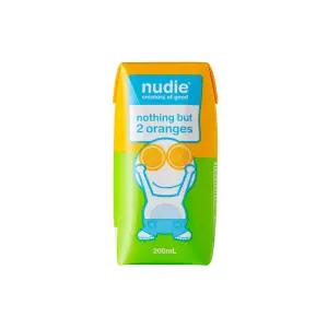 누디 오렌지 착즙주스(테트라팩) 200ml x 10개