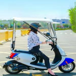 스쿠터 챙 소형 후방U 비닐 전기 롱버전 캐노피 어르신 전동차 지붕 배달 올화이트