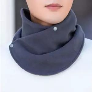 7색 1개 똑딱이 기모 넥워머 목도리 겨울 플리스 스카프 보온 숏머플러 숏목도리 짧은