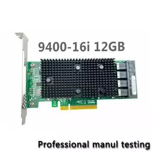 9400-16i hba 컨트롤러 SATA/SAS RAID 12 GBPS PCI-E 16 PORTA APOIO MVNE HDD 전 리퍼 완료