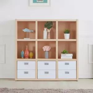 이지셀렉트  가구산책 9칸 낮은 서랍 책장 1200 SG106