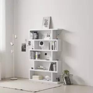 이지셀렉트  가구산책 모듈 1200 디자인 5단 책장 KS323