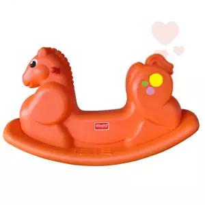 [쿠쿠토이즈] 오렌지 흔들목마 유아장난감 흔들말 실내놀이기구 조카돌잔치선물 아기돌선물 유치원장난감